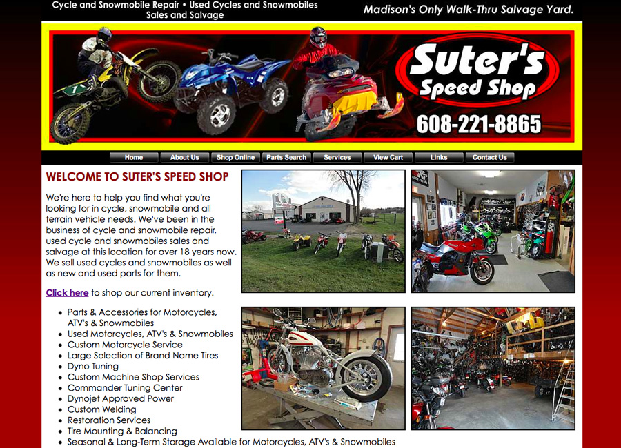 Suter’s Speed Shop Before